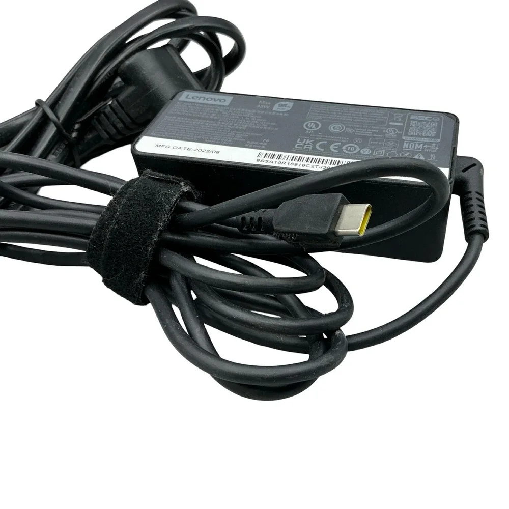 Lenovo 45W USB-C Laptop Power Adapter Charger ADLX45YCC2G SA10R16916 Black